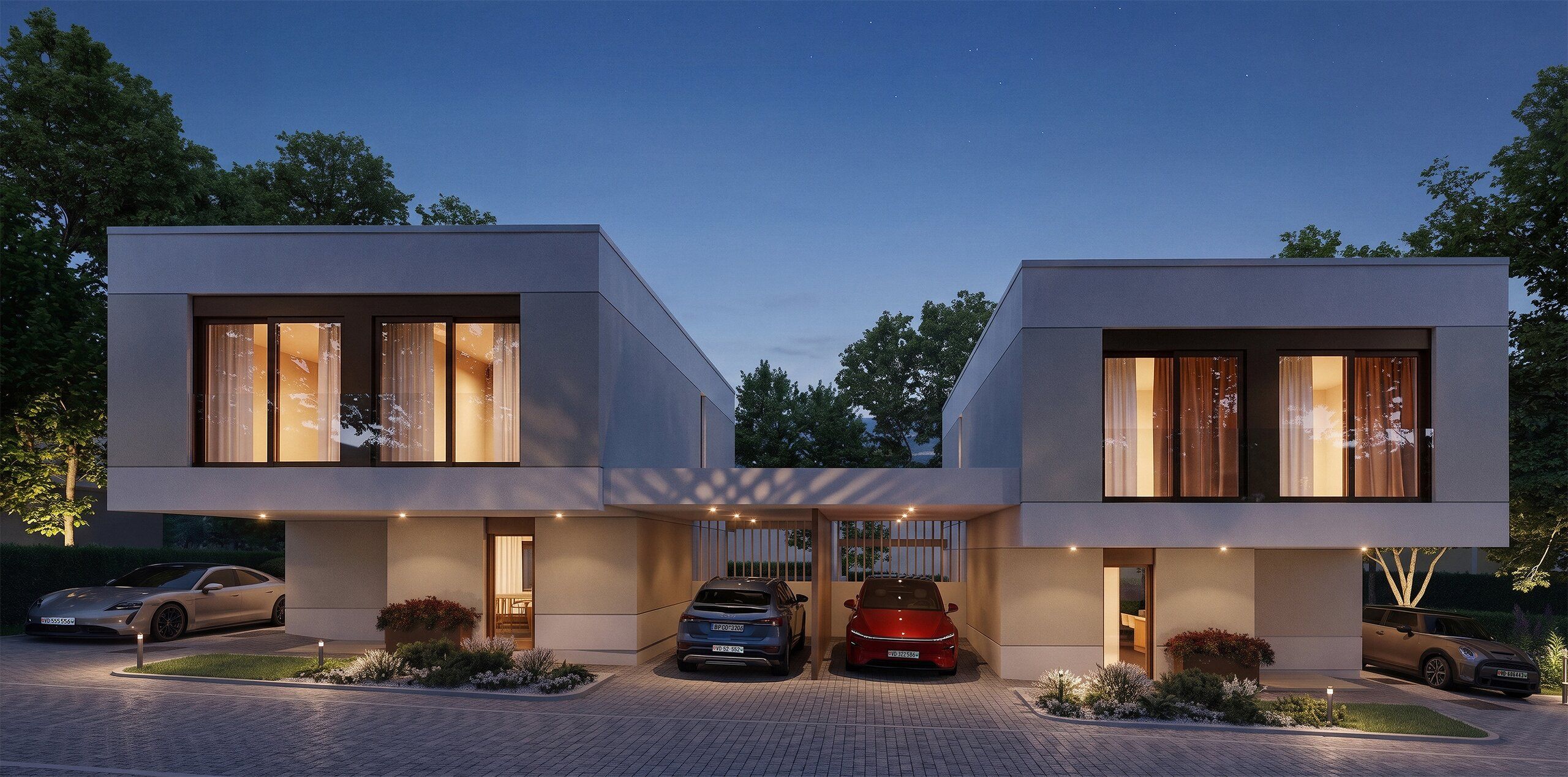 Hermance 36 — Vue nocturne